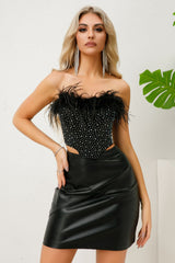 'New Flame' Embellished Corset Top