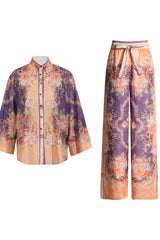 Analissa Shirt & Trousers Matching Set