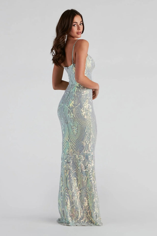 Christal Sequin Mermaid Formal Dress | Dress In Beauty