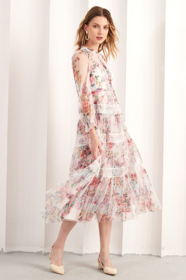 Floral Wonder Midi Dress | Dress In Beauty