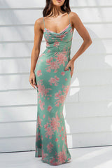 Sweet Spot Mesh Maxi Dress