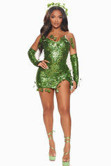 Sequin Poison Ivy Costume