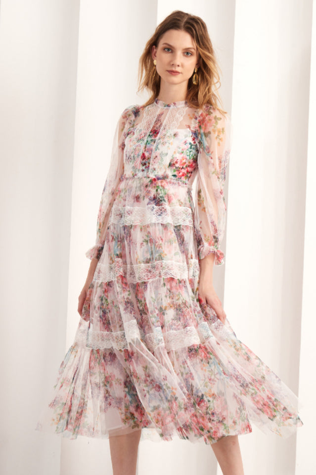 Floral Wonder Midi Dress | Dress In Beauty