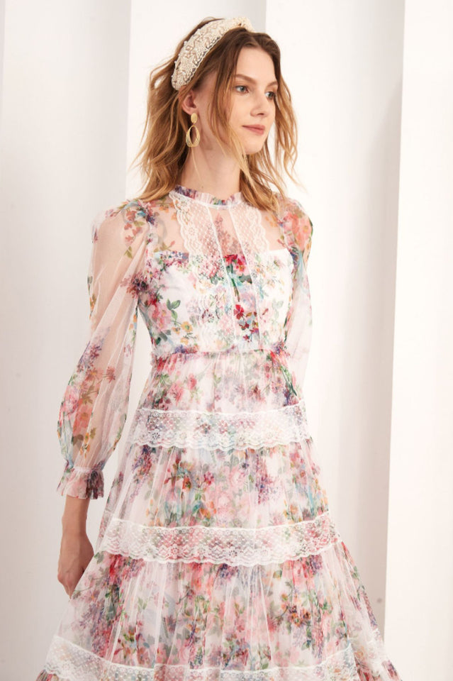 Floral Wonder Midi Dress | Dress In Beauty