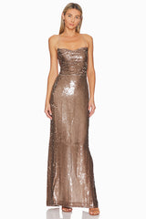 Emilina Sequin Backless Maxi Dress | Dress In Beauty