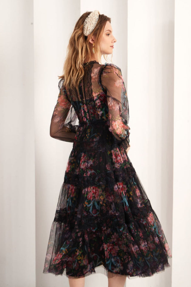 Floral Wonder Midi Dress | Dress In Beauty