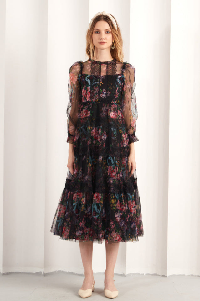 Floral Wonder Midi Dress | Dress In Beauty