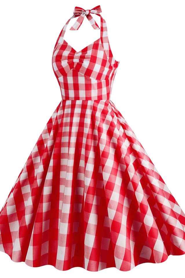 Barbie Movie Margot Pink Plaid Check Dress | Dress In Beauty