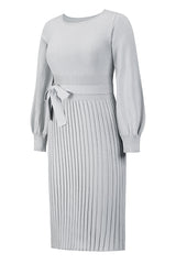 Sheath Ruched Long Sleeve Knit Dress | Dress In Beauty