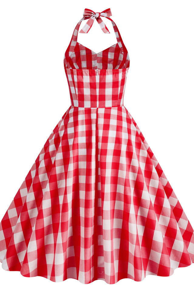 Barbie Movie Margot Pink Plaid Check Dress | Dress In Beauty