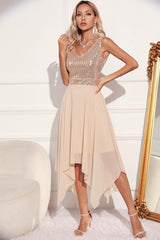 High Low Hem Bridesmaid Dress