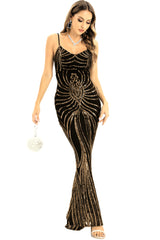 Honey Couture Tie Up Formal Dress