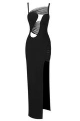 Viota Asymmetric High Low Dress