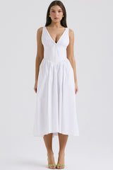 Emmelina Cotton Belted Sundress | Dress In Beauty