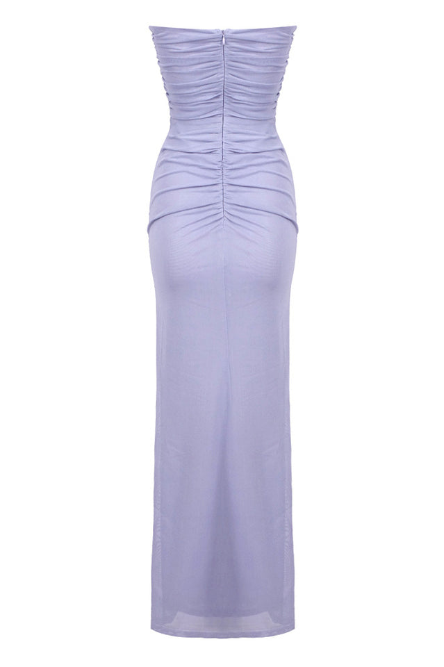 Adela Blue Strapless Cut Out Dress | Dress In Beauty