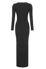 Nomiki Long Sleeve Cutout Maxi Dress