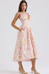 Emmelina Cotton Belted Sundress | Dress In Beauty