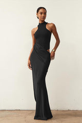 Vera Asymmetrical Cut Out Maxi Dress