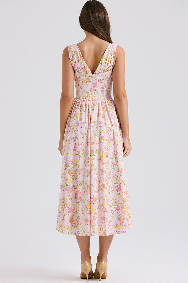 Emmelina Cotton Belted Sundress | Dress In Beauty