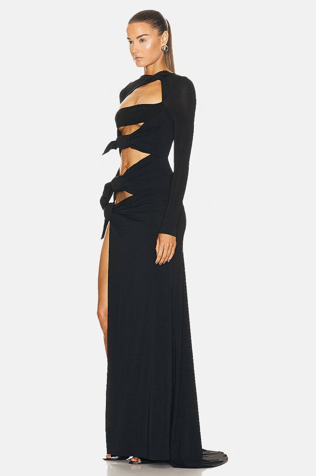 Cutout Crêpe Gown | Dress In Beauty