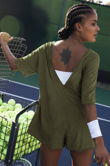 Koton Boat Neck Playsuit