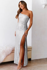 Riley Sequin Slit Maxi Dress | Dress In Beauty