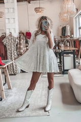 My Queen Sequin Baby Doll Dress | Dress In Beauty