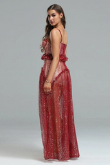 Barrett Sequined Mesh & Lace Maxi Dress | Dress In Beauty
