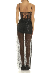 Jxzom Sequin Maxi Dress