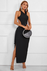 Annette Halter Asymmetric Bandage Dress