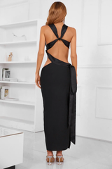 Annette Halter Asymmetric Bandage Dress