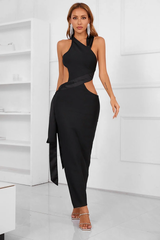 Annette Halter Asymmetric Bandage Dress