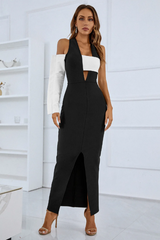 Cicelia One Sleeve Maxi Dress